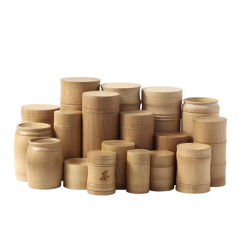 Sealed tea barrel/tube travel portable bamboo tube incense tube bamboo tea can tea tube packaging sealed can