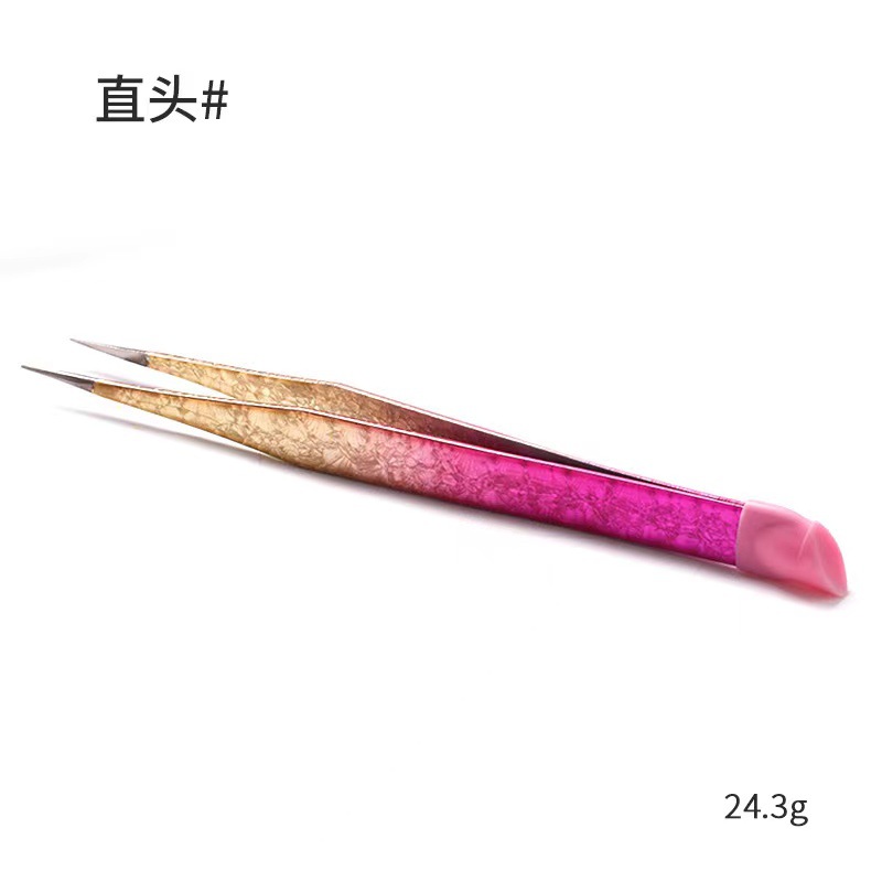 Manicura multifuncional pinzas de doble cabeza clip de uñas cinta adhesiva de silicona presionando palo en relieve herramientas de uñas japonesas