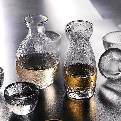 Japanese-style sparrow beak small wine cup wine pot sake pot crystal glass huangjiu wine warmer household wine heating pot wine set