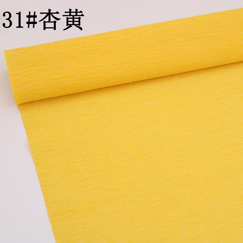 卸売りカラーしわ紙厚い縁紙花包装手作りdiy花芸製作材料しわ紙|undefined