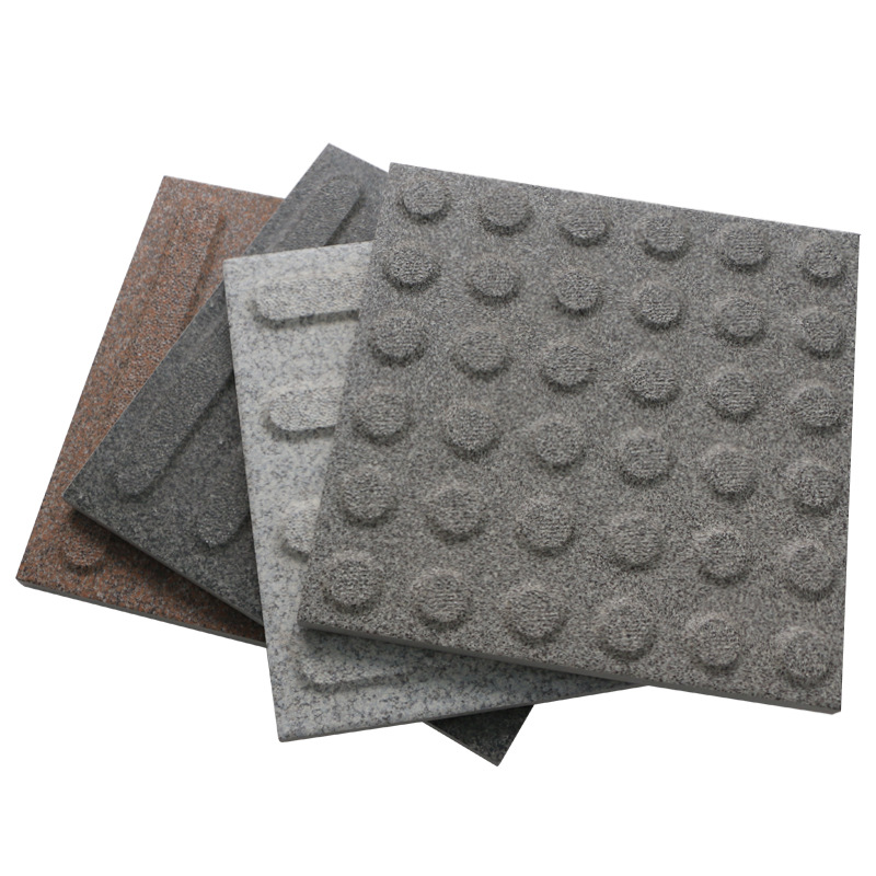 红枫品牌仿花岗岩地铺石配套盲道砖 300/600石英砖陶瓷盲道砖|ms