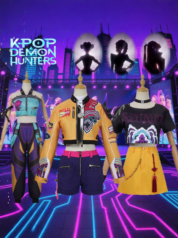 跨境新品猎魔女团K-POPcos服鲁米米拉佐伊cosplay动漫女团扮演服|undefined