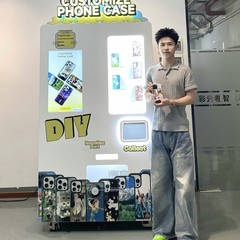 Caiyunjuan 携帯電話ケース DIY 印刷機全自動無人セルフサービス機屋外でニッチな起業家精神プロジェクトに使用可能