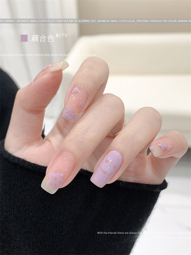 KaSi fototerapia Esmalte de uñas pegamento 2023 nueva primavera y el verano popular blanco lechoso nude rojo cereza salón especial