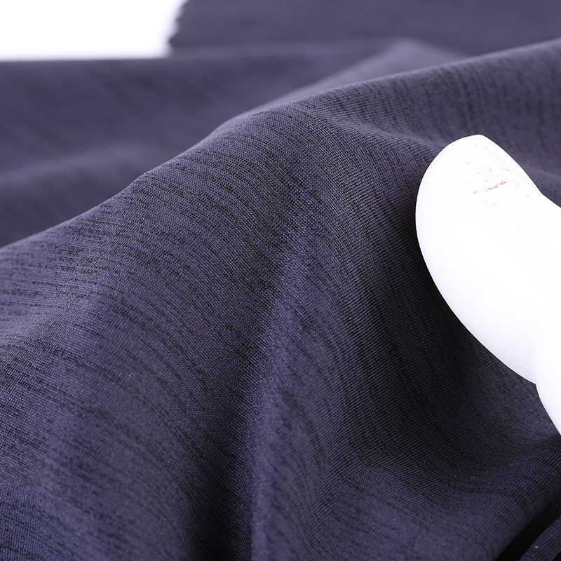 OEKO-TEX 黑丝弹力汗布 弹力凉感T恤针织面料 骑行服泳衣瑜伽里布
