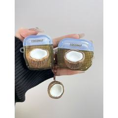 创意立体椰子适用苹果 AirPods1/2耳机套pro/pro二代蓝牙4代降噪