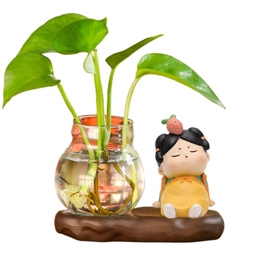 Creative cute Tang lady cartoon doll hydroponic ornaments home living room decoration wine cabinet office desk decoration