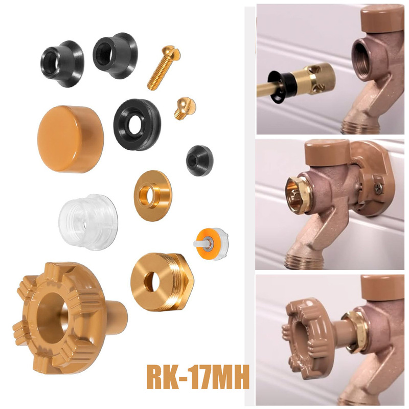 Rk-17Mh Repair Kit Replacement Parts Designed for Maintenance and Repair of Outdoor Wall Faucets