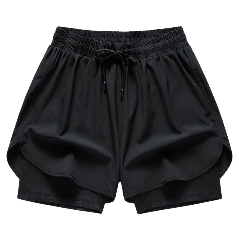 Quick-Drying Sports Shorts for Men, Summer Casual Pants, Running Elastic Thin Versatile Shorts with Lining, Faux Two-Piece Swimming Shorts Quick-Drying Sports Shorts for Men, Summer Casual Pants, Running Elastic Thin Versatile Shorts with Lining, Faux Two-Piece Swimming Shorts