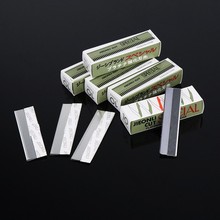 修眉刀片化妆师专用修眉套装刮眉刀片钢双面盒装刀片美妆工具赠品