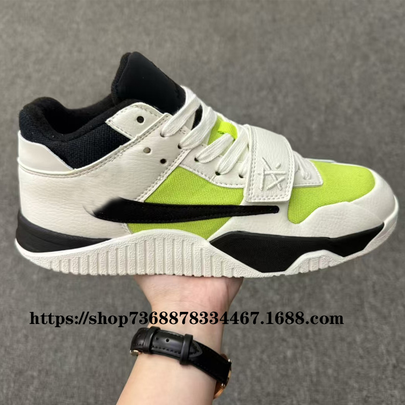 Zapatos Putian Cut original puro The Check x Travis Scott zapatillas de baloncesto para hombres y mujeres de marca compartida aj