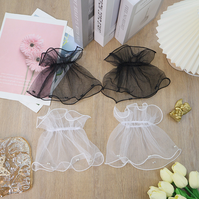 Ventas transfronterizas en línea de encaje rojo pulsera de malla vestido temperamento dulce simple accesorios de fiesta de desfile