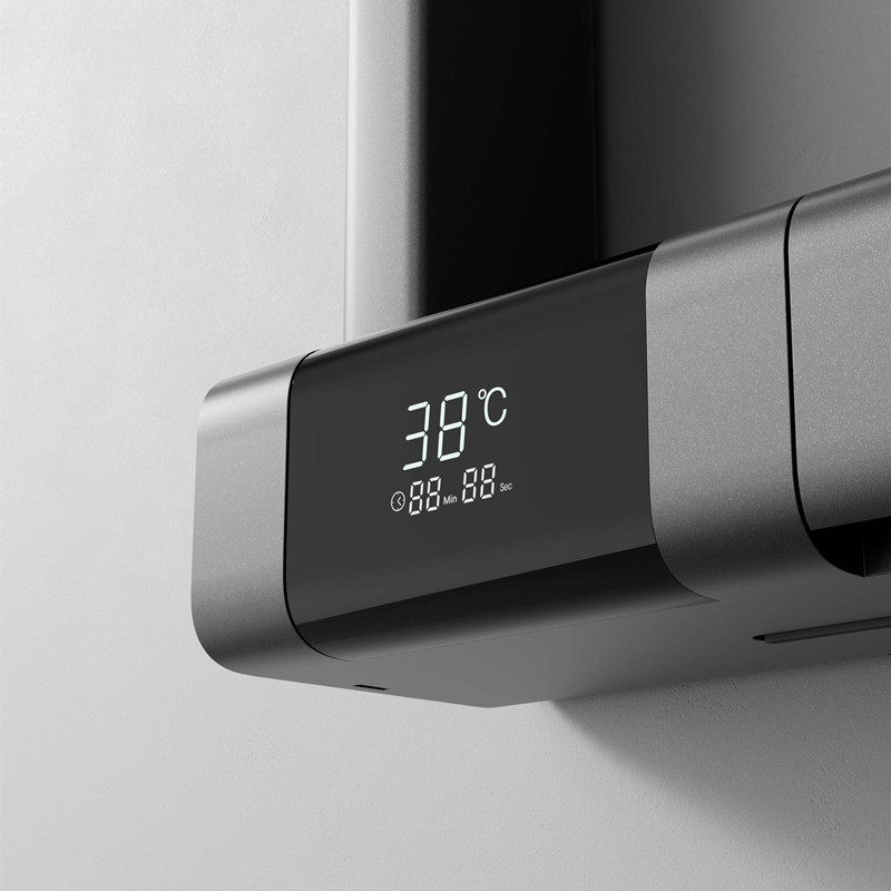 Elevador pistola ducha gris juego de ducha almacenamiento de doble capa multifuncional baño en casa ducha presurizada blanco lechoso