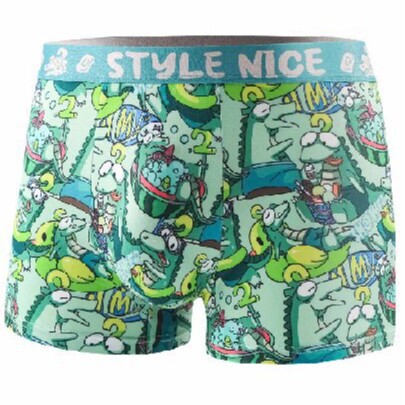 Foreign trade direct sales new men's underwear breathable comfortable waist boxer shorts youth boxer pants source wholesale