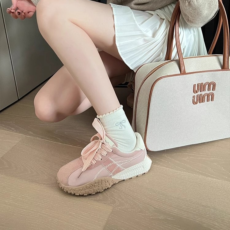 [High-end Pig Ba] Tío casa de todos los zapatos de entrenamiento alemán casuales zapatos de skate para mujeres 2025 primavera transpirables zapatos deportivos Gump