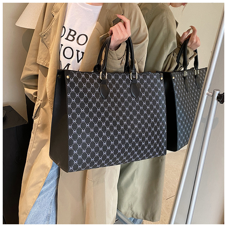 Bolso de hombro para mujer bolso retro de gran capacidad tendencia_voghion.com
