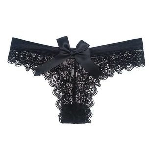 Sexy Lace G-string Women's plus size Transparent Hollow-out Women's Briefs Women's Pure European and American Girl's T-pants