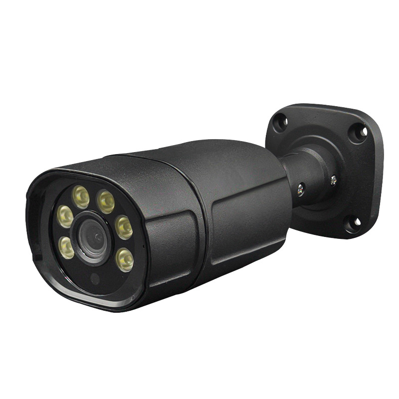 Cctv wired outdoor black bullet POE camera 5 million 8 million 4K webcam 8mp 5