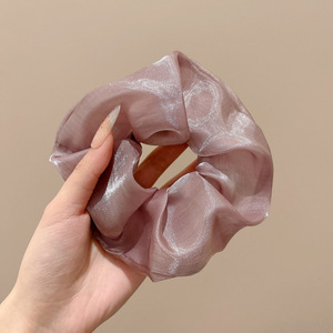 Anillo de cabello perezoso coreano cuerda de cabeza intestino grande niñas de alto nivel de la sensación de cabello de alta elasticidad correa de cabello de cabello super grande