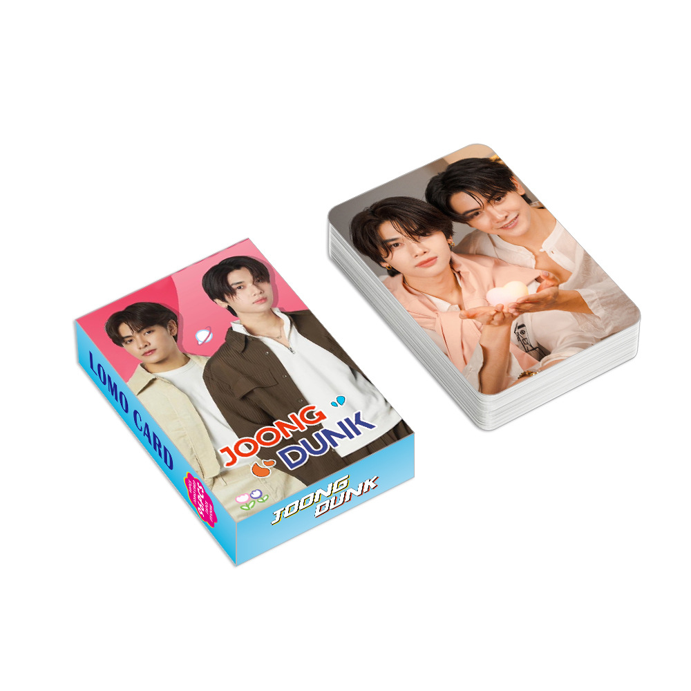96 Stück/Set Thai Star JoongDunk Laser Lomo Karte Joong und Dunk Charaktere 7,6 cm Fotokartenaufkleber Fans Sammelkarten – Detail 4
