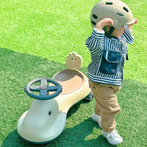 New children's twist car, yo-yo car, universal wheel, male and female baby, 1 to 3-6 years old, swinging Niu Niu car, one piece drop shipping