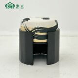 Maigu European Style Modern Casual Daily Light маленький табурет круглый ткань хлопковая деревянная тишина стиль, тупинка ресторан