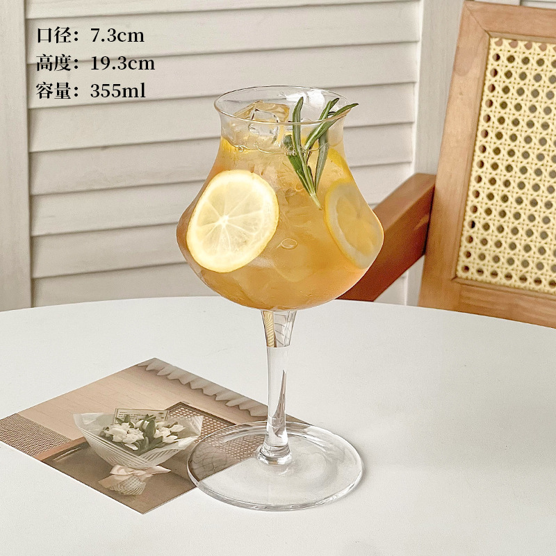 Creatividad en tazas de cóctel de boca inversa tazas de vinos personales tazas de café tazas de frutas tazas de té tazas de bebidas