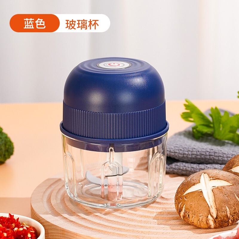 JLL7002电动捣蒜器绞肉Type-c充电辅食料理机无线打蒜泥无线便携|undefined