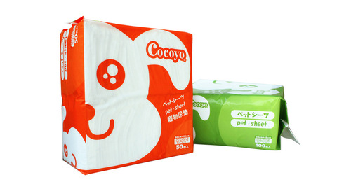 Cocoyo Premium Pet Puppy Diapers, Paper Pads 100sheets/50sheets/25sheets, Waterproof and Thickened