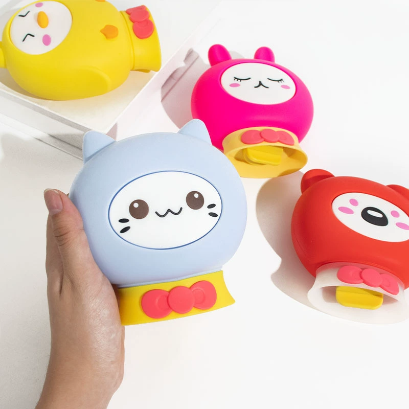 Cute silicone hot water bag for women—warming belly, explosion-proof, hot/cold dual-use, microwave heating, hand warmer