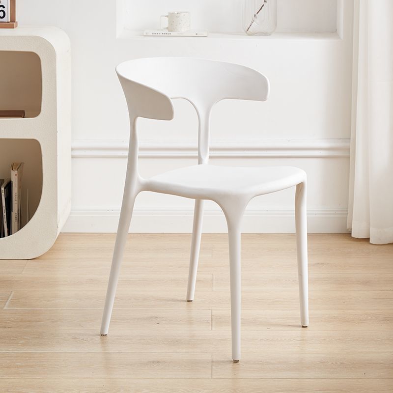 Sillas de plástico sillas de comedor de lujo sillas de mesa de estudio Macaron nuevo silla de corno silla de plástico para adultos