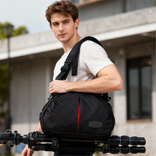 跨境新款户外三角相机斜挎包便携式摄影包适用索尼尼康富士相机包