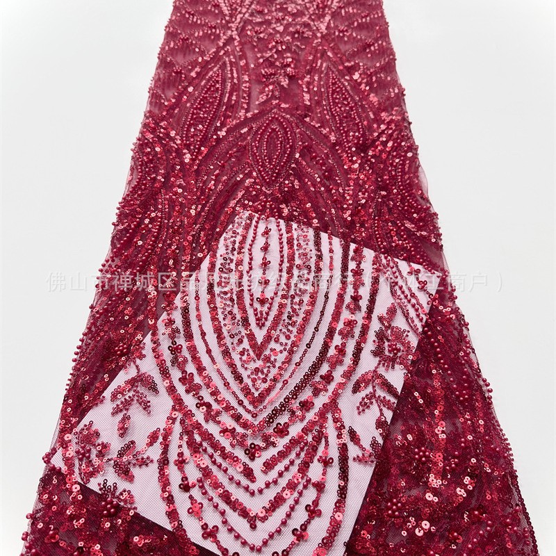 Inventario de bordado de cuentas de lenteja estilo retrógrado francés vestido de boda vestido image 1