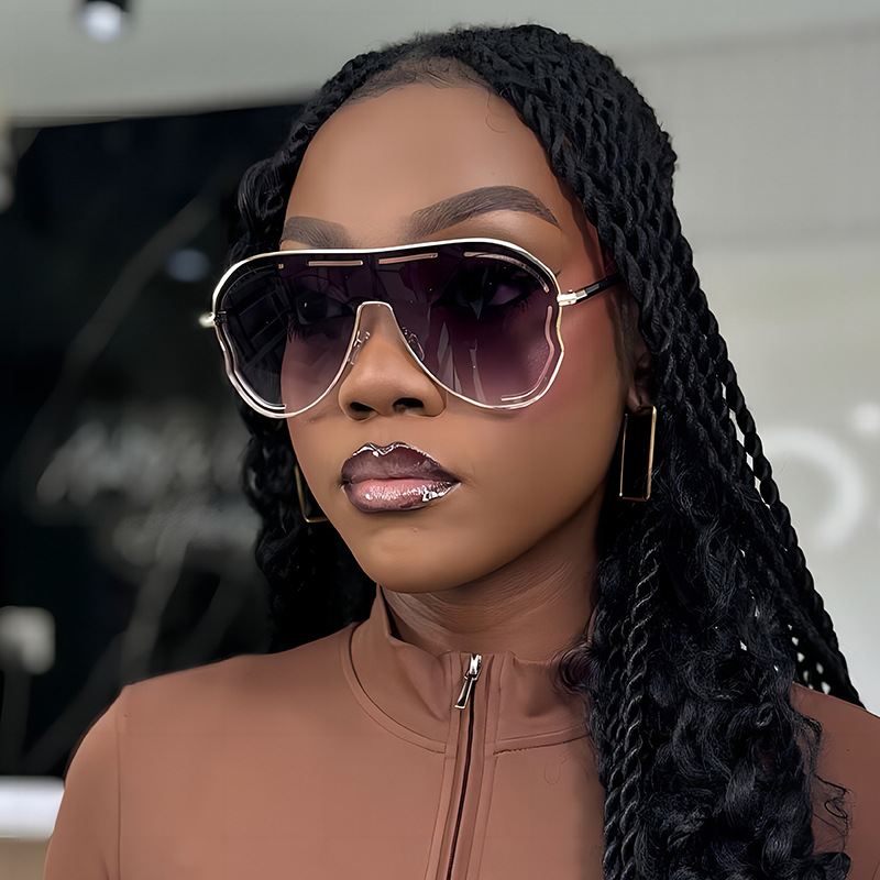 54g Weight Full Frame Glasses Structure Sunglasses Classification PC, UV400 Protection Lens Material toad glasses Glasses Style Outdoor, Travel Occasion Gradient Color Pattern All Seasons Season Unisex Gender Streetwear Style Streetwear Gradient Color PC UV400 Protection Toad Glasses Full Frame Women's Sunglasses 2