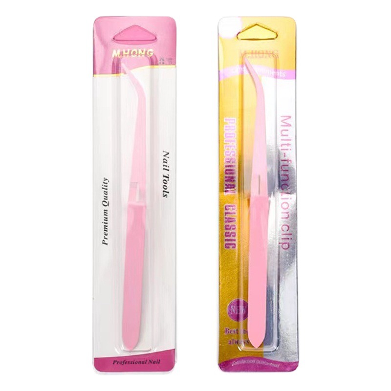 Suministro directo transfronterizo herramientas de uñas alicates de conformación de uñas de cristal pinzas de conformación de acero inoxidable clip de conformación selección multicolor