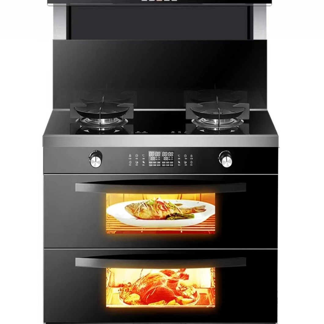 Integrated stove 900 wide double two doors steamed under the kitchen ventilator stove disinfection cabinet integrated cheap affordable low price