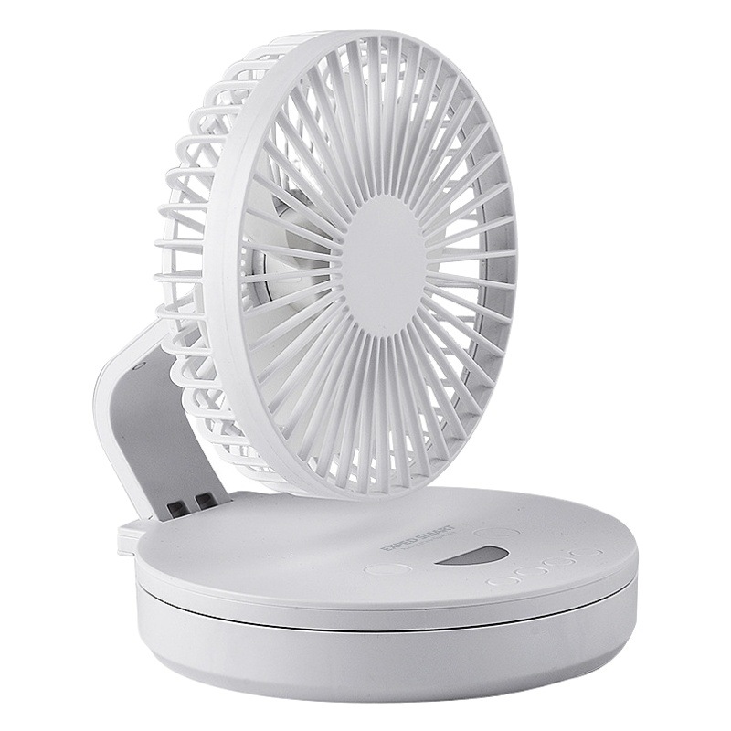 Escritorio de 6 pulgadas sacudiendo la cabeza ventilador de carga USB mini ventilador automático oficina en casa noche luz dormitorio ventilador