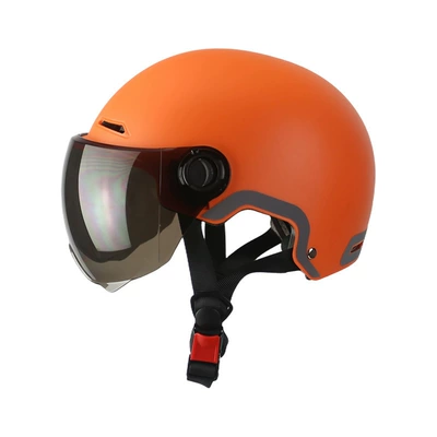 Motosiklet kaskı (dəbilqə) Logo, New National Standard 3C - brown-short-glasses-l