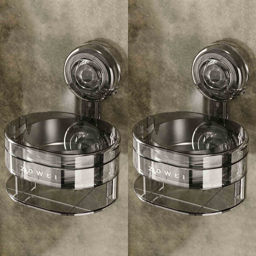 Ceniciero de ventosa enciendedor de cajas de cigarrillos de balcón para almacenar tazón de cigarrillos de acero inoxidable incorporado con cubierta volante a prueba de viento