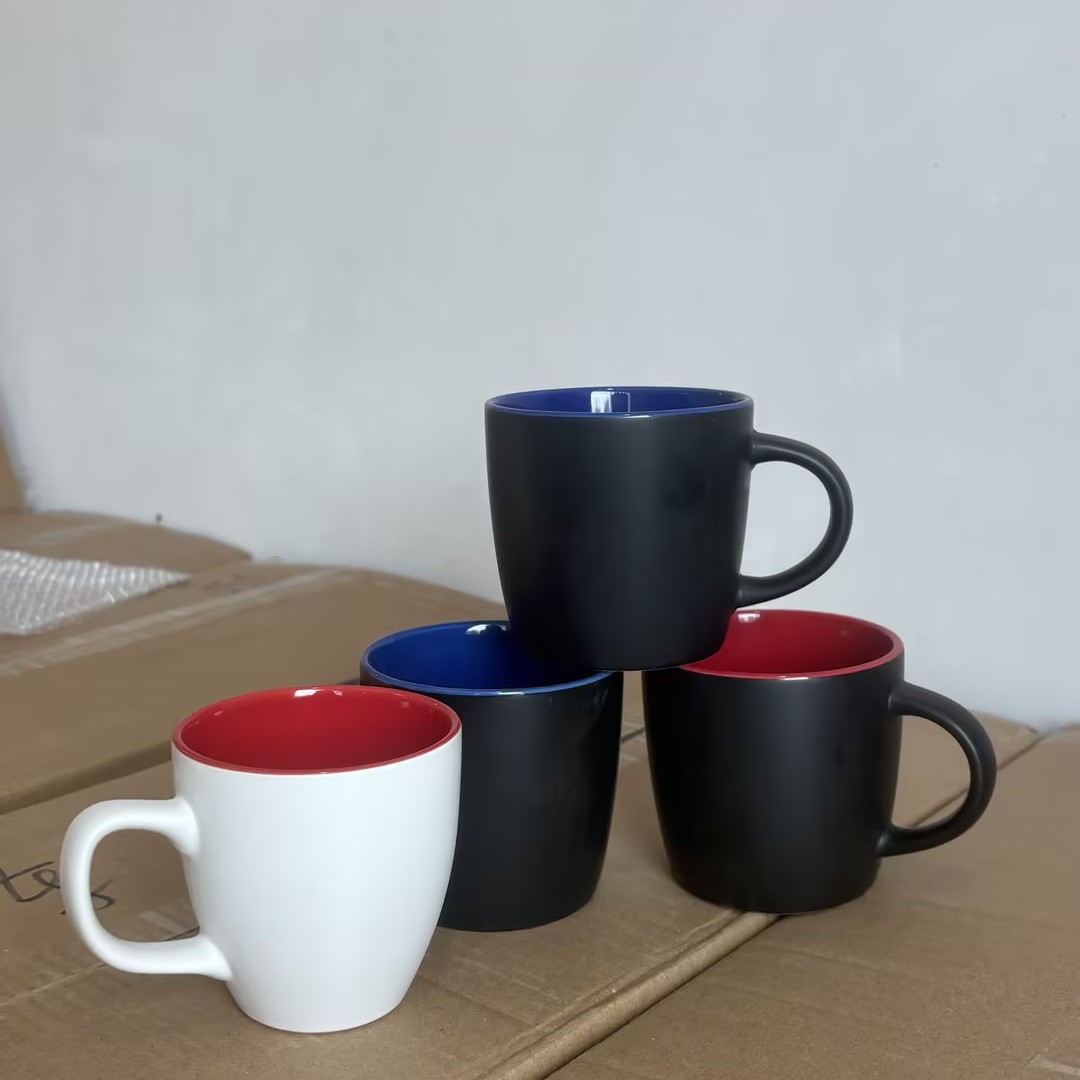 Fabricantes de tazas de marca LOGO tazas de recubrimiento personalizadas publicidad personalizada tazas de regalo de cerámica de hotel comercio exterior al por mayor