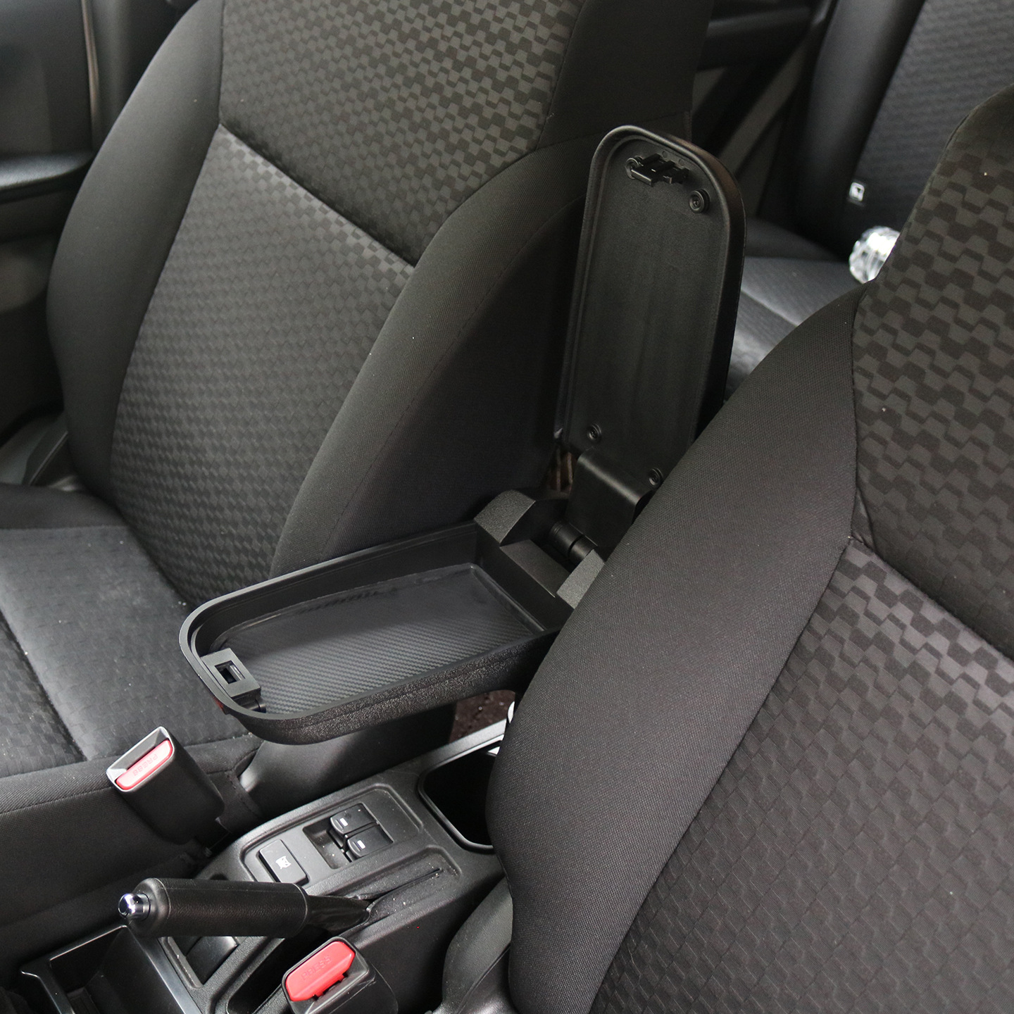 Suitable for 19-25 Suzuki Jimny, sliding cover armrest box with cup holder, central storage box, upgraded and extended