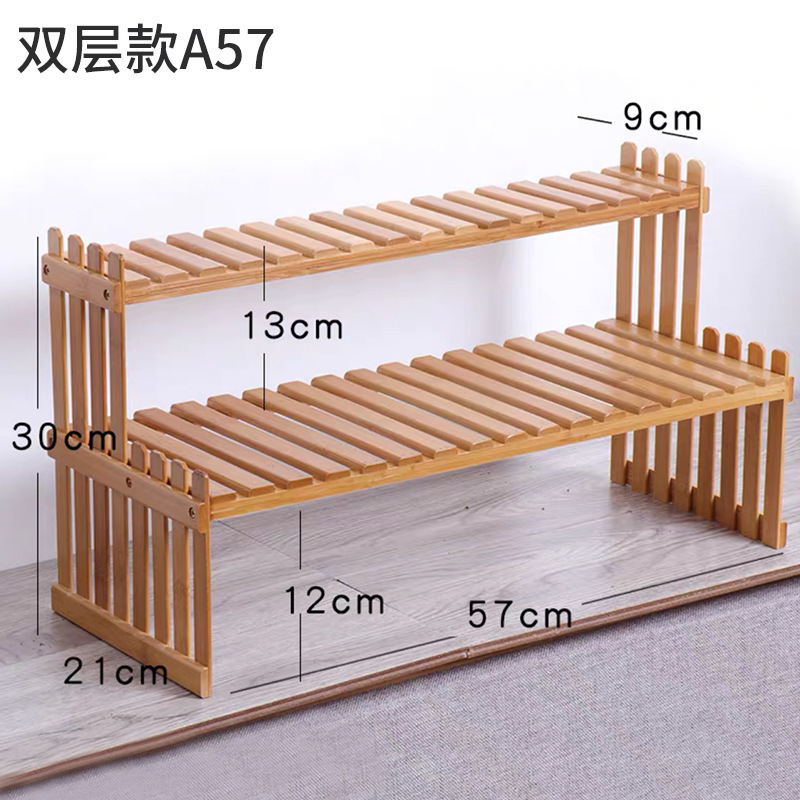 Escritorio oficina multi-capa suculento soporte de flores sala de estar piso balcón estante de almacenamiento de madera pequeña partición maceta de almacenamiento