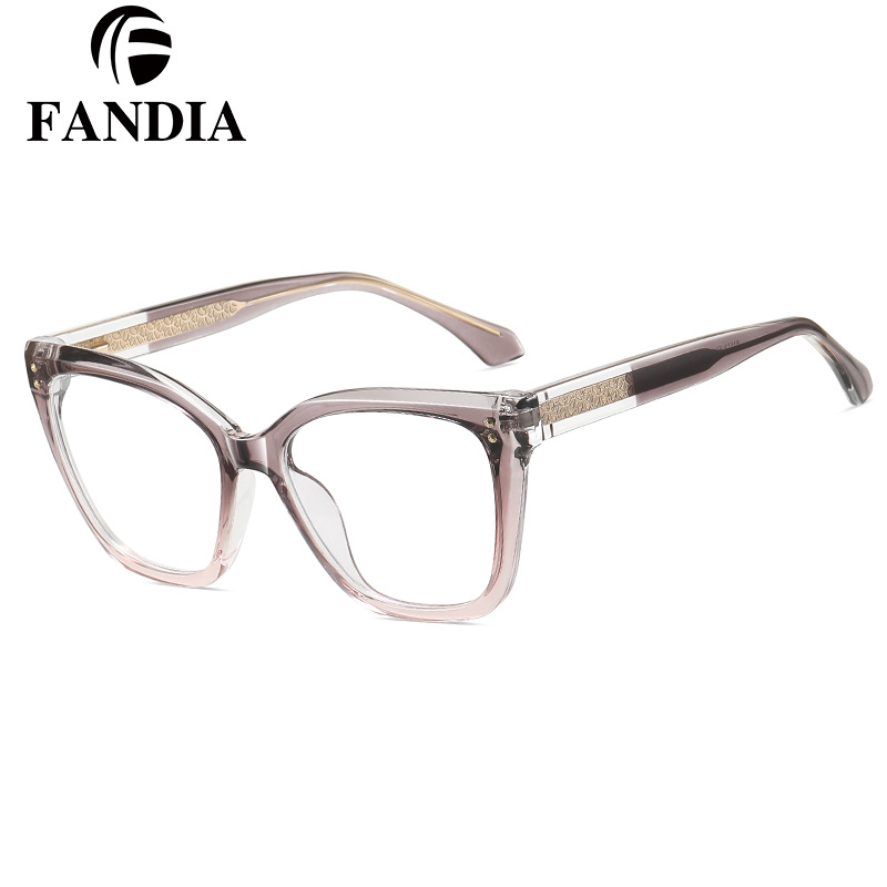 81579 placa de imitación transfronteriza gafas anti-luz azul estilo literario marco TR90 marco mujer de moda espejo plano fuente de fábrica