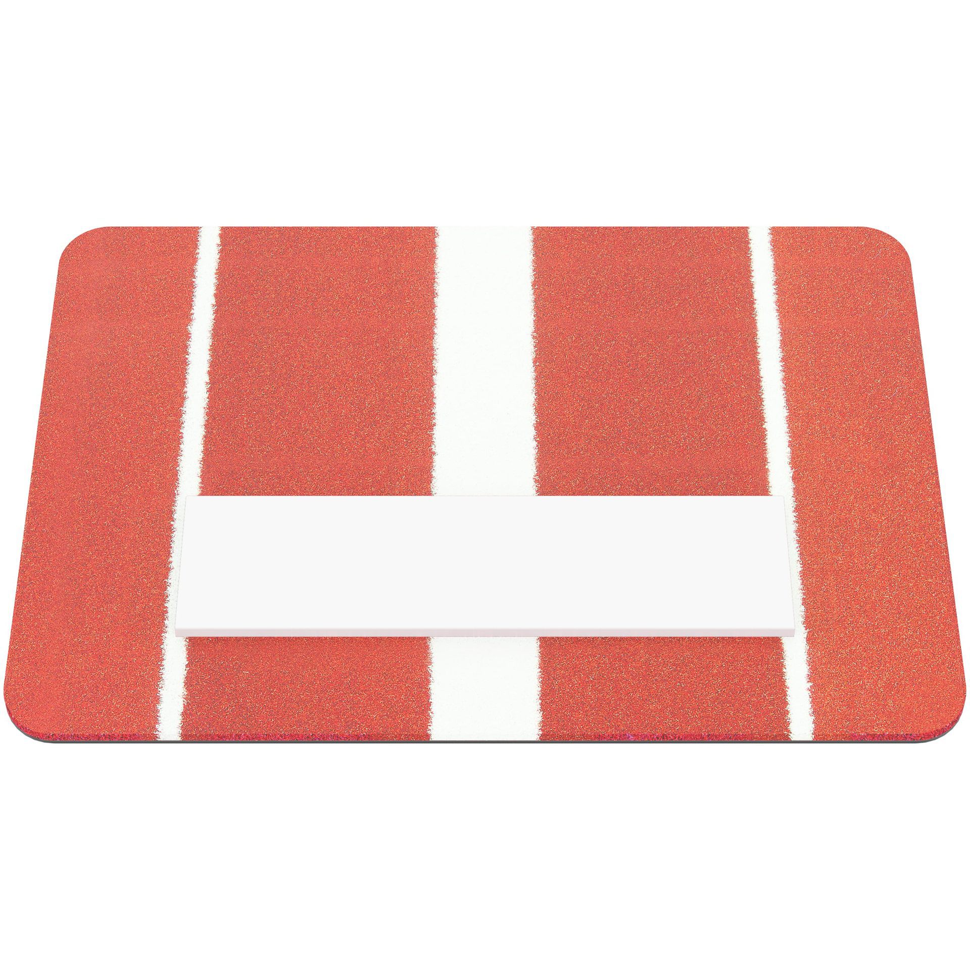 빨간색과 흰색 소프트볼 매트 60*91cm