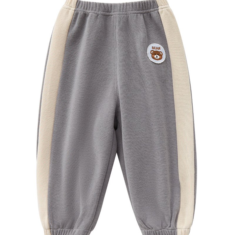 Pantalones para bebé para primavera y otoño, adecuados para niños y niñas de 1 a 2 años, pantalones largos informales para niños pequeños, pantalones deportivos para niños.