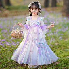 Little Girl Hanfu Ancient Style Immortal-Qi Ruqun Children's Ancient Costume Dress Chinese Style Skirt Little Girl Tang Costume Performance Costume
