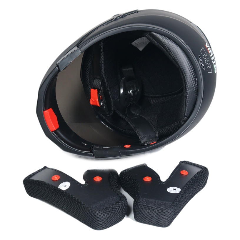 Casco LVS, casco Jie Kai, casco integral, casco abierto, almohadillas para los oídos 905/202, almohadillas para casco todoterreno