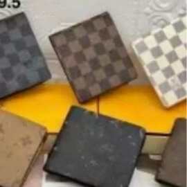 批发外贸货源钱包短款两折钱包多功能多卡位钱夹大钞价L60223钱包