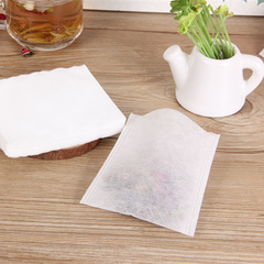 無紡布6*8cm平口熱封款一次性茶包袋過濾袋中草藥材隔渣袋調料袋