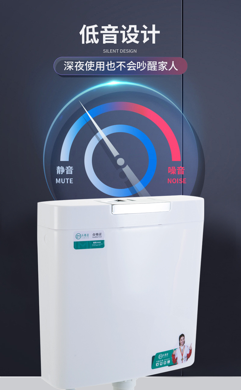 Cross-border supply of engineering household bathroom toilets, water tanks, squat toilets, squat toilets, thickened toilet flushing tanks undefined